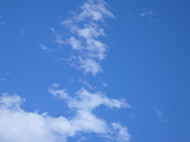 空と雲（クリックで拡大画像）