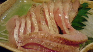 松江「多摩」で食べたのどぐろの刺身