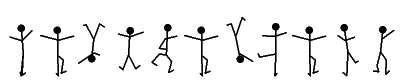 「踊る人形」エディタで作成したサンプル画像