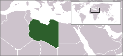 リビアの位置