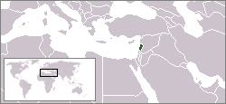 レバノンの位置