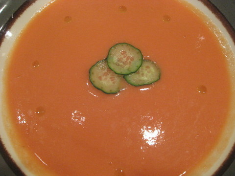 レストラン MIAYAHARA トマトの冷製スープ